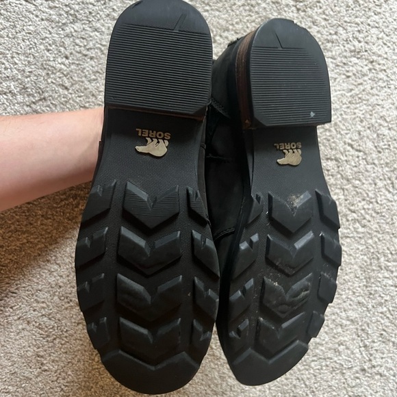 Sorel Women's Size 8 Emelie Chelsea Black Waterproof Leather Boots NL2671-010 - Picture 6 of 8